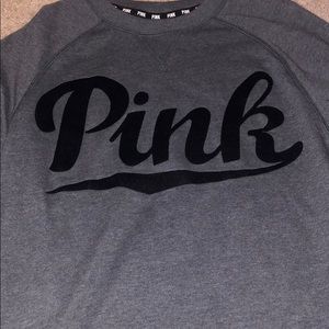 PINK PULL OVER SWEATSHIRT